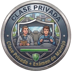 Clase Privada + Exámen de Manejo